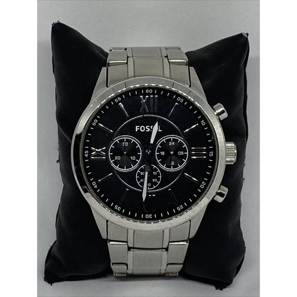 Fossil BQ1125 Men's Stainless Steel Analog Black D